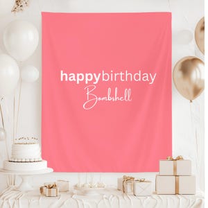 Island Theme Love Birthday Party Banner Bombshell Luxury Beach Girls Weekend Hot Girl Milestone Birthday Brunch Sign 30th Photo Backdrop