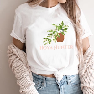 Hoya Plant Shirt, Plant Lovers Shirt, House Plant Gift, Plant Lady Gift Tee, Green Thumb Gift, Gardener T-Shirt, Hoya Shirts, Plant Shirte