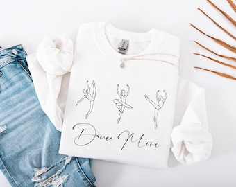 Ballerina Dance Mom Sweatshirt Ballet Dance Mom Gift 3 Ballet Dancers Crewneck Competitive Dance Mama Gifts Ballet Mom Sweater Ballet Shirt