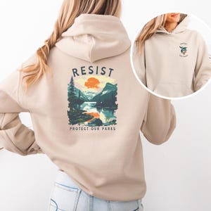 Protect Our Parks Hoodie National Park Sweatshirt Resist Anti Trump Shirt National Park Gift Anti Elon Musk Park Traveler Nature Lover Gift
