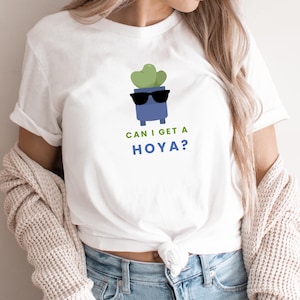 Funny Plant Lover Can I Get A Hoya t-shirt, Hoya shirt, plant mom, cute plant shirt, plant humor shirt, Hoya Kerrii, Hoya Heart Plant