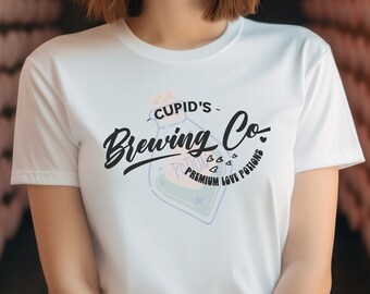 Cupid's Brewing Co Love Potion Valentines T-Shirt for Special Needs Moms
