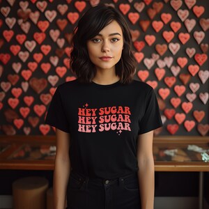 Hey Sugar Valentines T-Shirt for Special Needs Moms image 3