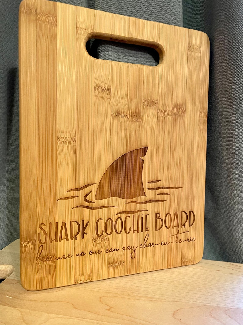 Shark Funny Charcuterie Cutting Board Gift image 3