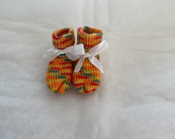 Hand knitted Baby Booties