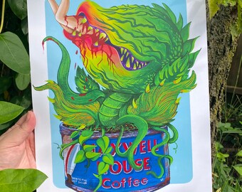 Audrey 2 Killer Plant 11x14 print