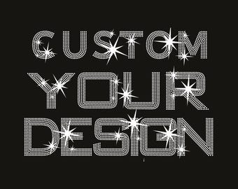 Custom Rhinestone Transfer Paper | Custom Design, Events, Logos