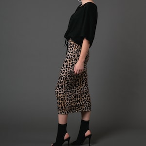 Cheetah Pencil Skirt image 1