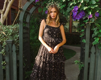 Midnight Sky Tulle Maxi Dress