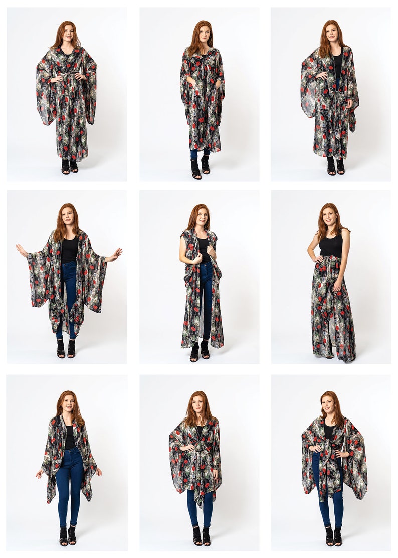 Lena Leopard Kimono