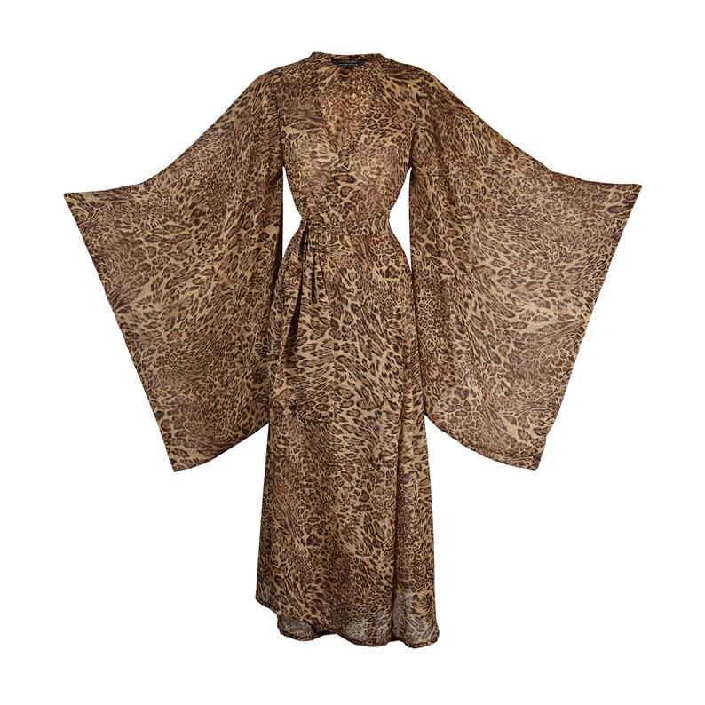Lena Leopard Kimono