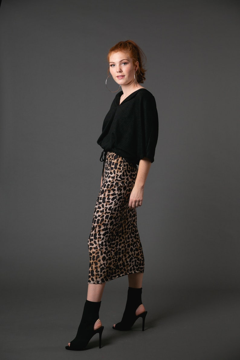 Cheetah Pencil Skirt image 3