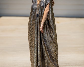 sequin caftan dress