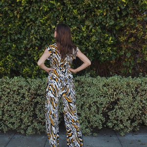 Saffron Zebra Tunic & Palazzo Set image 6