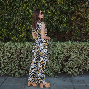 Saffron Zebra Tunic & Palazzo Set image 5