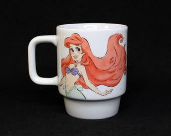 Disney Princess Little Mermaid ARIEL Porcelain Coffee Tea Mug - 12 Fl Oz Capacity