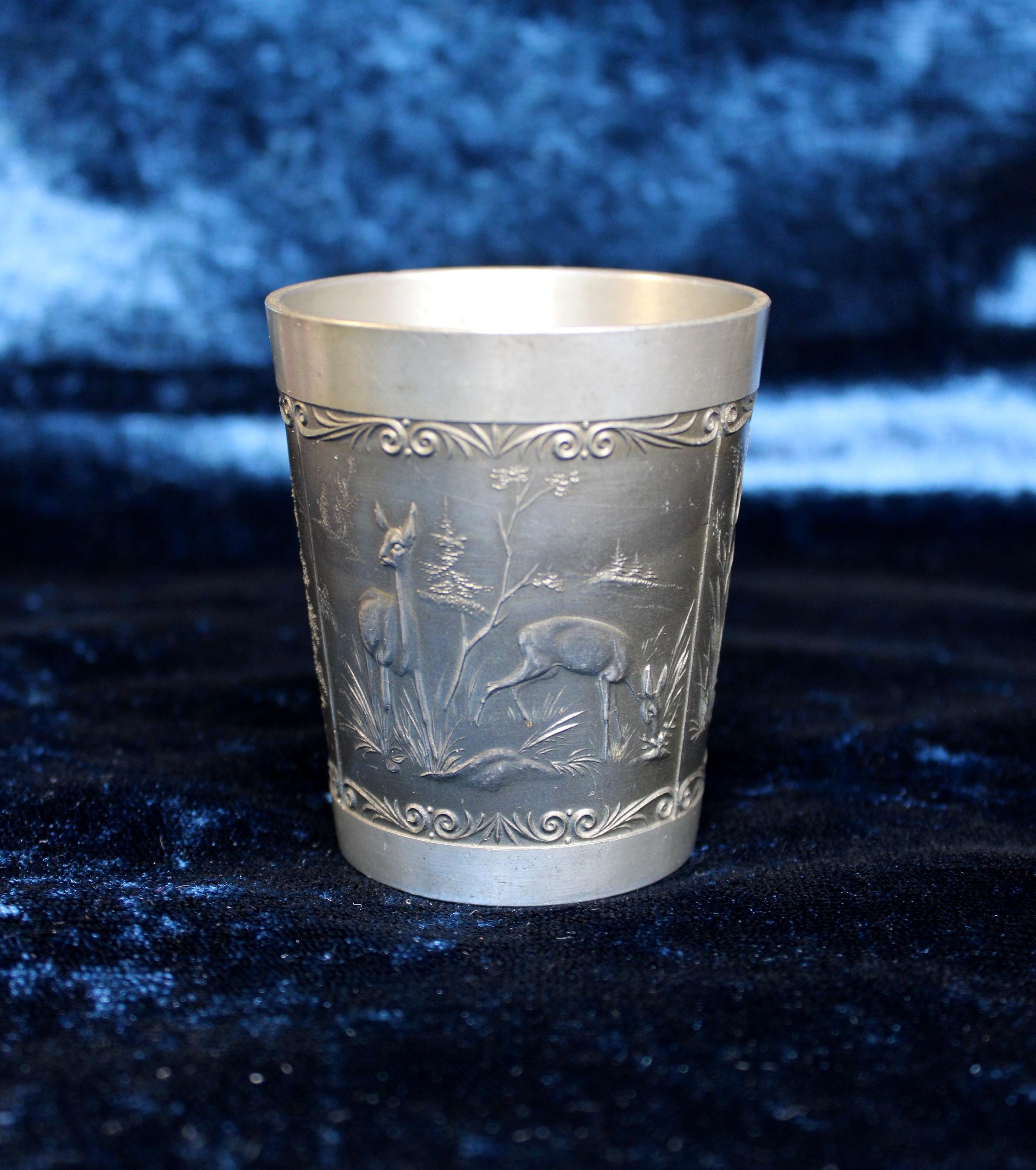 Zinn Pewter Cup - Etsy