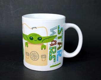 Star Wars The Child PRECIOUS CARGO Ceramic Coffee Mug Cup 16 fl oz Capacity