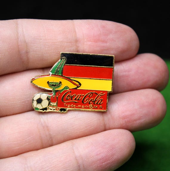 World Cup Mexico 1986 Mascot Pique With Participant Germany Flag