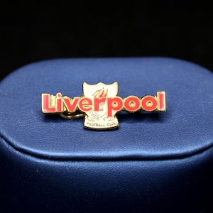 Vintage English Liverpool Football Club Official Brooch Pin, Collectors Item