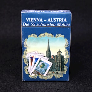 Photos of Vienna Austria Themed Sealed Deck of Souvenir Playing Cards
