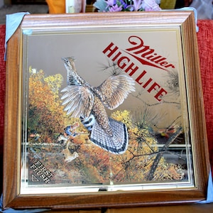Vintage Miller Lite Mirror - Etsy