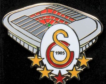 Galatasaray Rams Park Stadium Pin Badge - Turkish Football Collectible