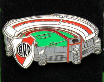 Argentinian River Plate Estadio Monumental Stadium Metal Collectible Pin Badge