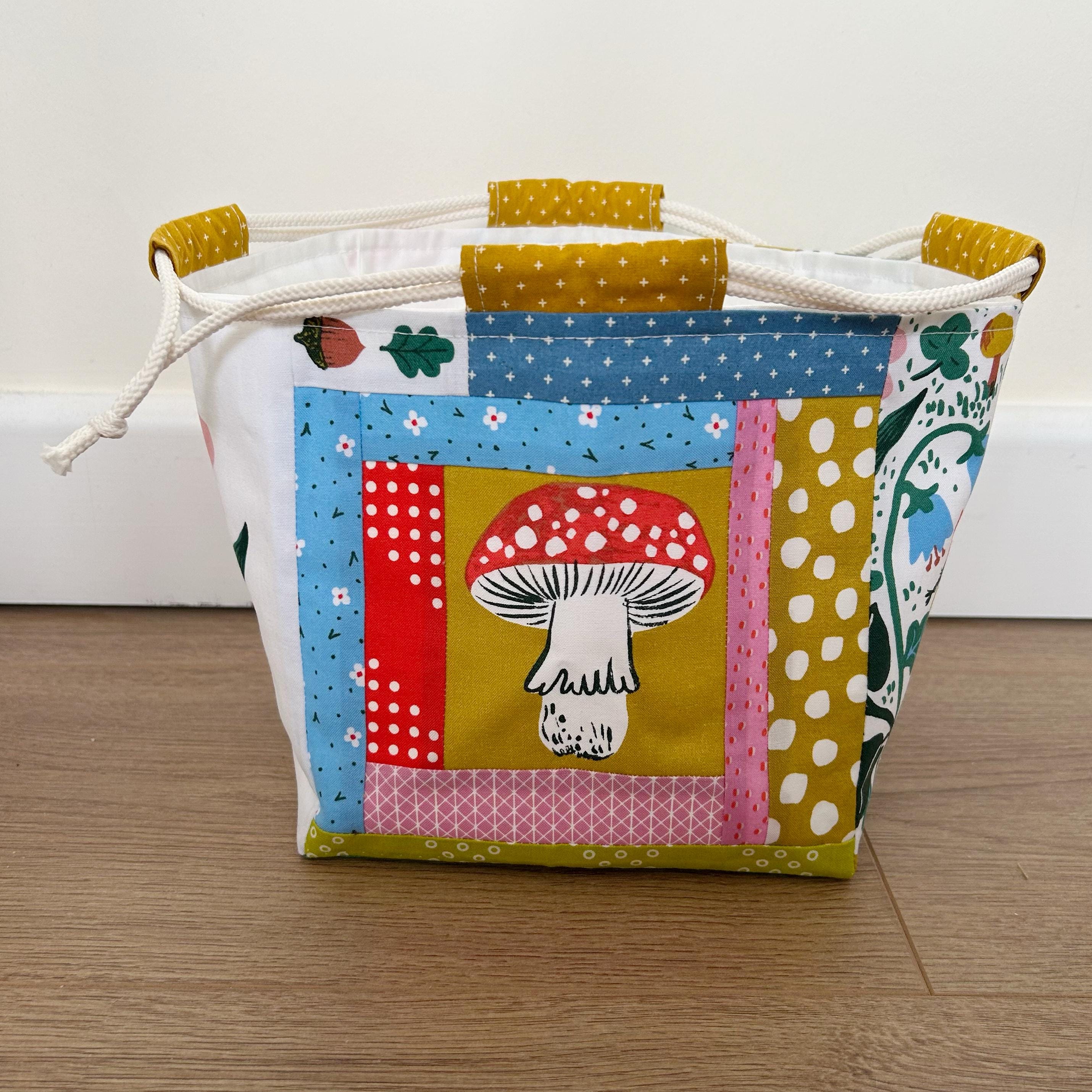 Japanese Rice Bag | Garden Jubilee (Flowers & Toadstool)