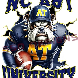Lightweight MA-1 North Carolina State A&T Aggies Logo Wall Decal