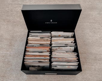 greeting card storage binder Greeting Card Organizer DIY  Lana's Shop