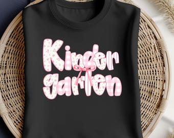 Kindergarten Pink Shirt, Kindergarten Student Shirt, First Day of School Shirt, Back To School Tee, Kindergarten Shirt for Toddler/Kids