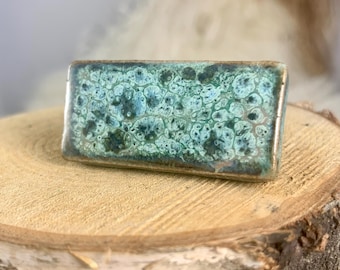 Deep Sea Ceramic Skinny Bling Ring