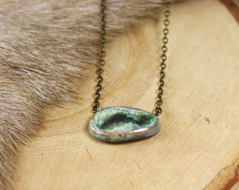 Mystic Ceramic Gem Necklace
