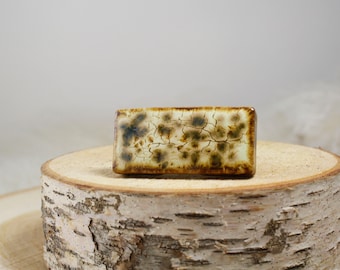 Jungle Ceramic Statement Bling Ring