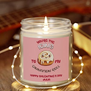 Galentijnsdag kaars cadeau | Witte glazen pot van 9 oz | Feestbedankje voor Gal Pal | Vriendschapsviering | Geparfumeerde sojawas | BFF-token