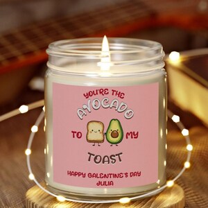 Galentijnsdag kaars cadeau | Witte glazen pot van 9 oz | Feestbedankje voor Gal Pal | Vriendschapsviering | Geparfumeerde sojawas | BFF-token