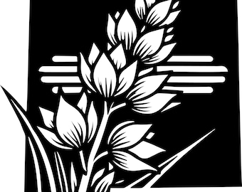 New Mexico State Artwork - Digital Download - Svg, Dxf, Eps, Png, Pdf, Jpeg - Instant Download for Crafting & Design