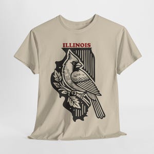 Camiseta gráfica con el logo de los Cardenales de Illinois