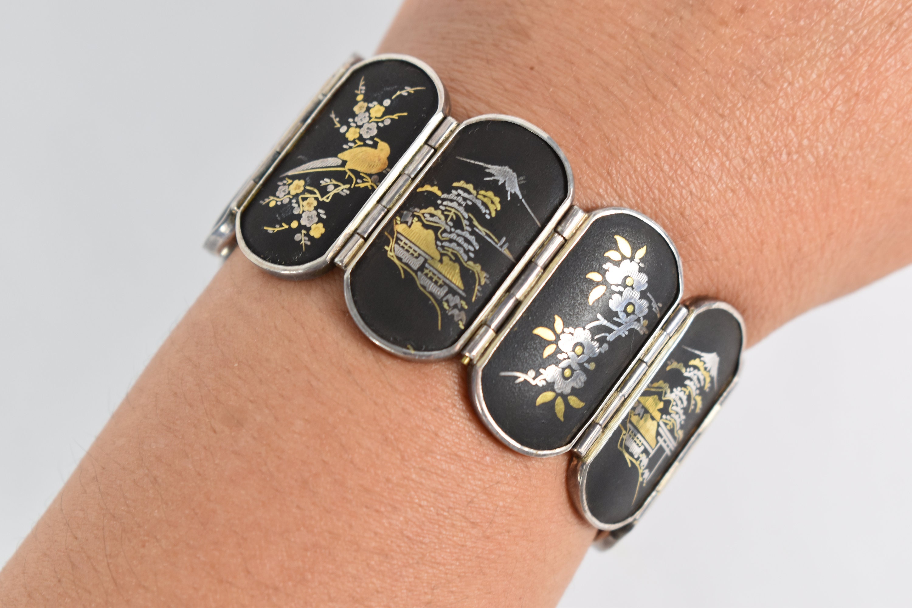 Shakudo Bracelet - Etsy Shakudo Bracelet - Etsy