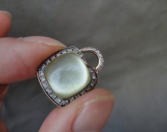 Valente Milano Ciondolo con lucchetto in oro giallo 18 carati, quarzo - Main Image