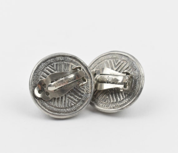 Vintage Ben Amun Clip-on Earrings Chinese Coin Se… - image 5