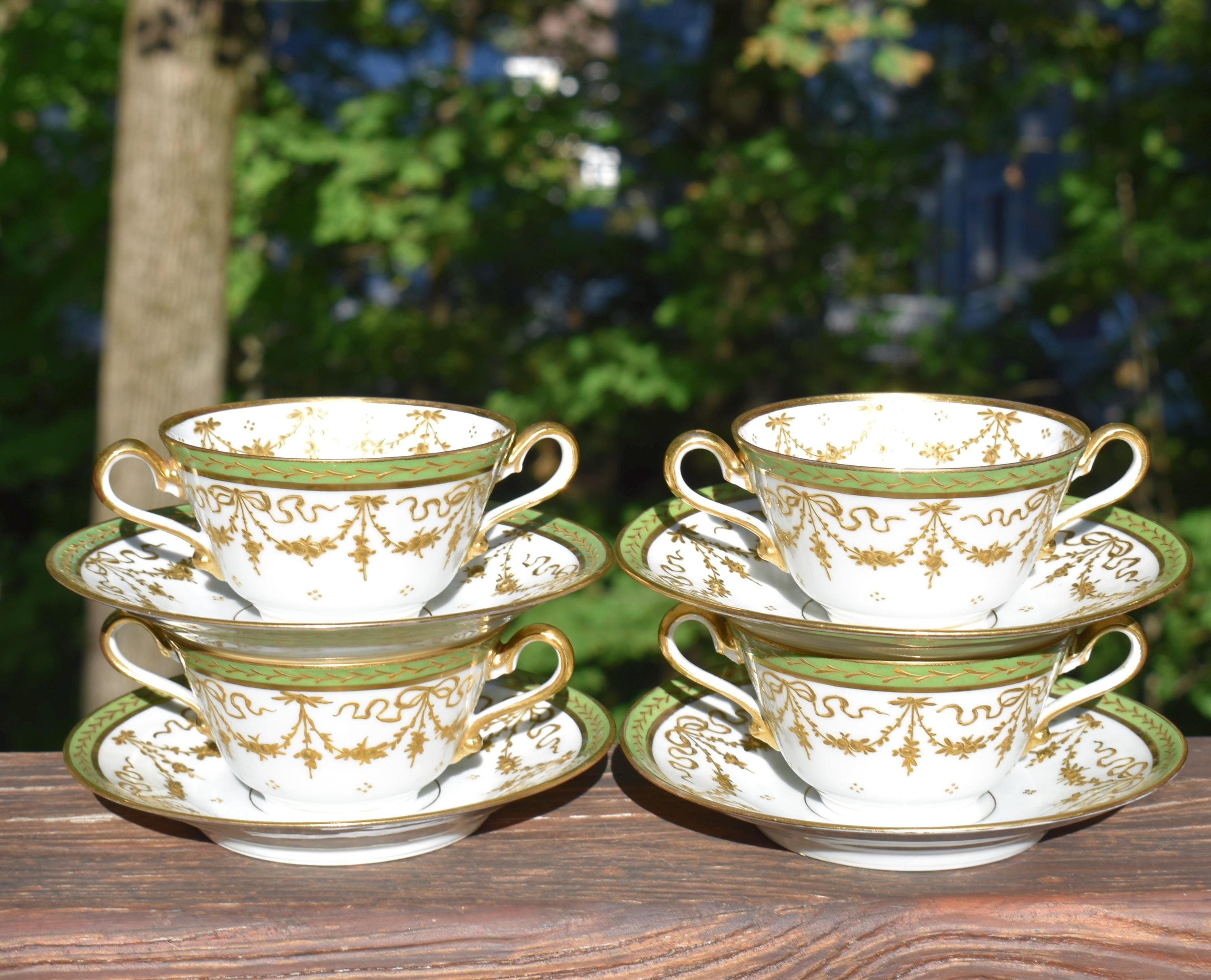 ドレスデン　Richard Klemm工房　大皿 Antique Richard Klemm Dresden - Etsy