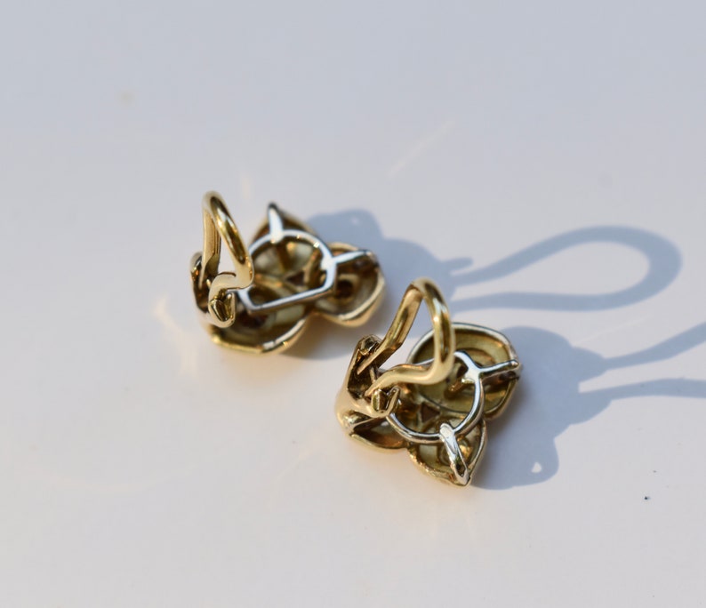 Alex Sepkus 18K Yellow gold Natural Chocolate Colored 0.2 Carats Diamond Clip on Earrings image 4