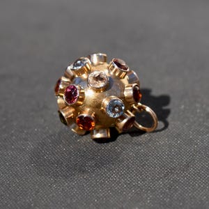 H.Stern ルビーフラワーピアス18K アガスターンブラジル