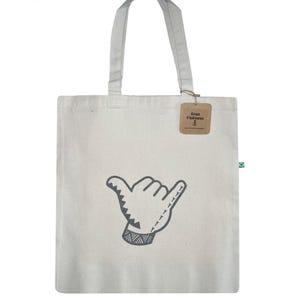 Shaka Canvas Tote Bag