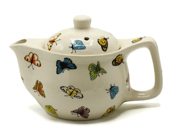 Small Herbal Teapot - Butterflies