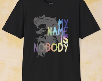 The Odyssey T-Shirt: "My Name Is Nobody" Graphic Tee, Book Lover Gift