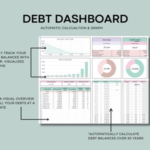 Debt Tracker Spreadsheet Google Sheets Debt Snowball Calculator Debt ...