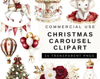 Mr. Christmas Gold Label Crescent Park Carousel Lighted Musical